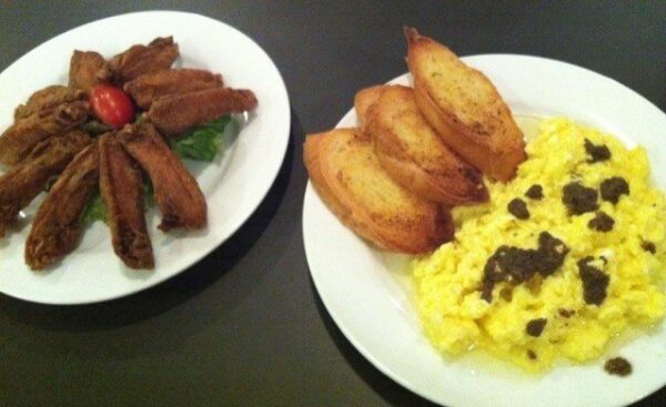 Scrambled Eggs with White Truffle