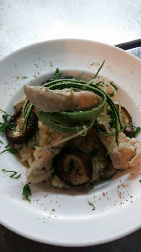 Lunch Set - Chicken Breast Risotto W/Grilled Mushroom
