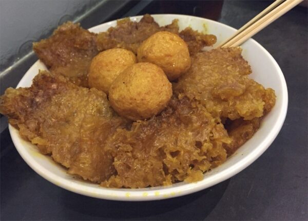 Curry Fish Egg Pork Skin